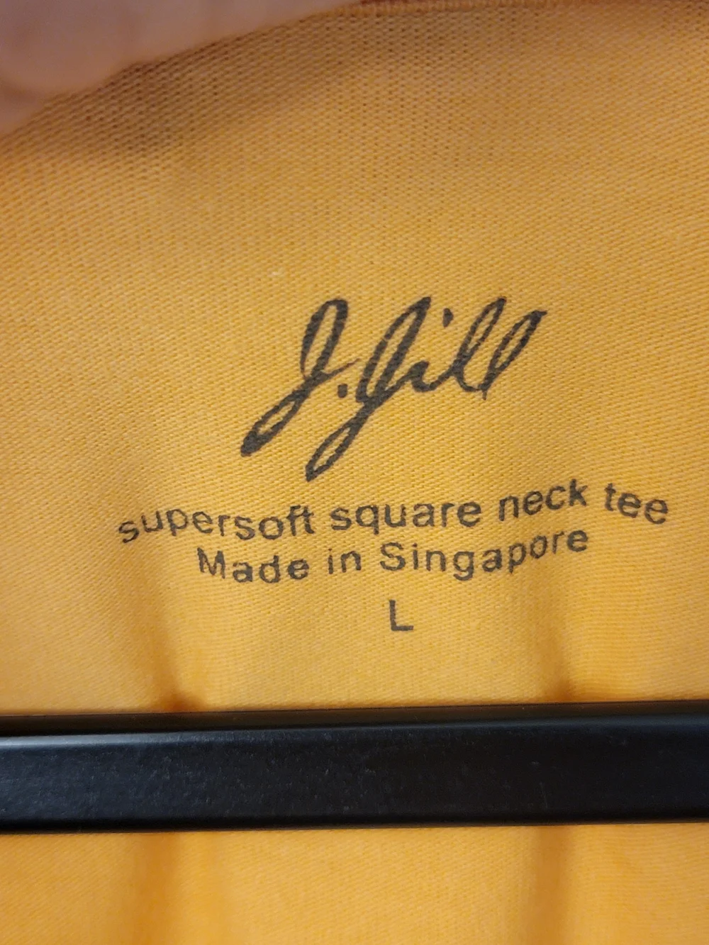 J. Jill Square Neck 3/4 Sleeve Top Size L
